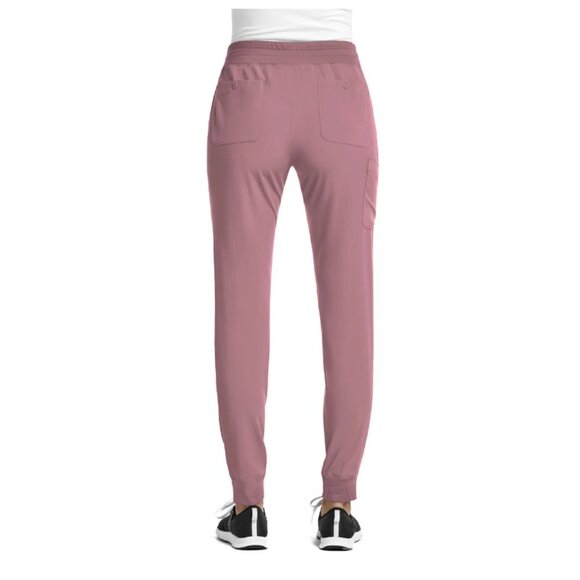 NWT Elite Med Performance Fitted Dusty Rose Jogger Scrub Pant sz XL - Picture 2 of 8